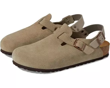 Сабо Unisex Birkenstock Tokio - Suede, серо-коричневый