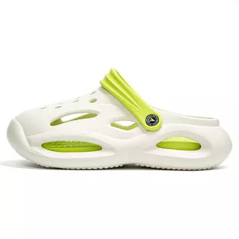 Сабо унисекс Califbull, белый/зеленый