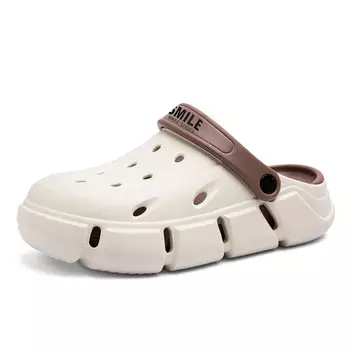 Сабо унисекс Caritesport, черный/оранжевый