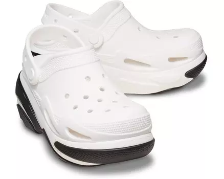 Сабо Unisex Crocs Bubble Crush Clogs, белый