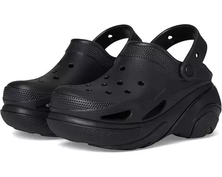 Сабо Unisex Crocs Bubble Crush Clogs, цвет Triple Black