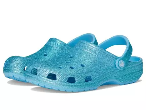Сабо Unisex Crocs Classic Glitter Clogs, цвет Tinted Glass