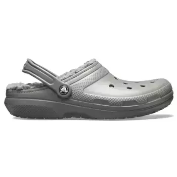 Сабо унисекс Crocs Classic Lined Clog, серый