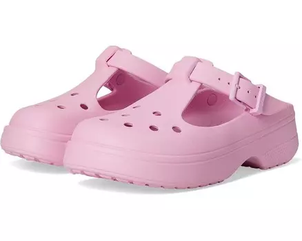 Сабо Unisex Crocs Classic Mary Jane Clogs, цвет Pink Tweed