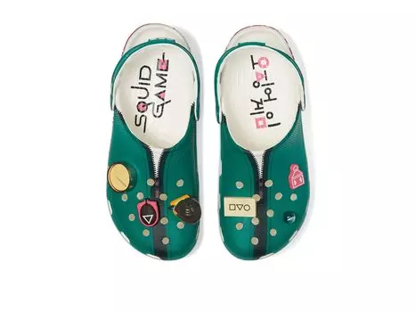 Сабо Unisex Crocs Squid Game Classic Clogs, разноцветный