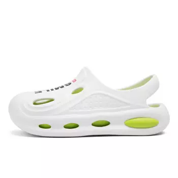 Сабо унисекс Gertop, белый/зеленый