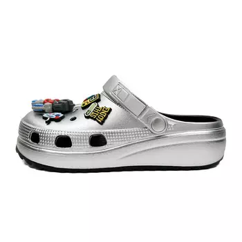 Сабо унисекс Oubt, серебряный