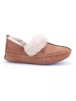 Сабо Warmbat Leder-Hausschuhe Barrine, светло-коричневый