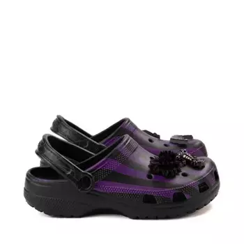 Сабо Wednesday x Crocs Classic Nevermore Academy Clog, цвет Black/Multicolor