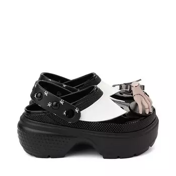 Сабо Wednesday x Crocs Stomp Platform Clog, цвет Black/Multicolor