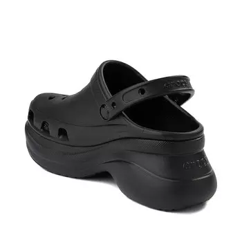 Сабо Womens Crocs Classic Bae Platform Clog, черный
