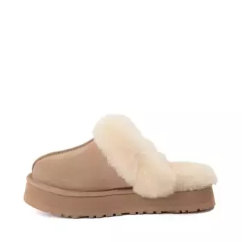 Сабо Womens UGG Disquette Platform Clog, песочный