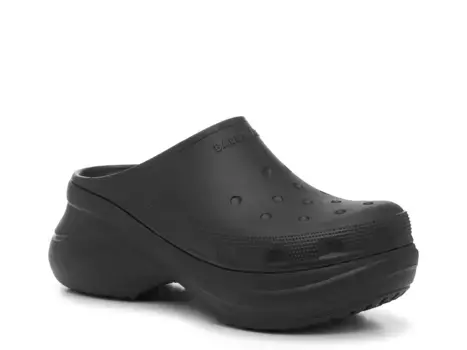 Сабо x Crocs Platform Mule Balenciaga, черный