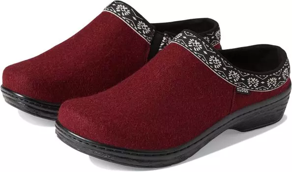 Сабо York Klogs Footwear, цвет Tawney Port Wool
