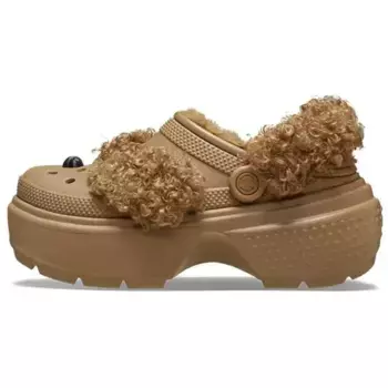 Сабо женские Crocs, коричневый