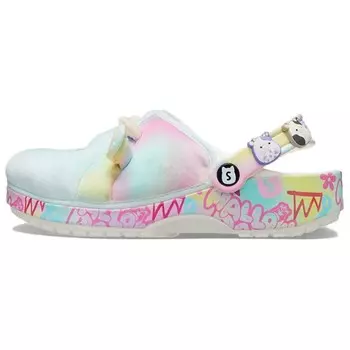 Сабо женские Crocs, синий/розовый