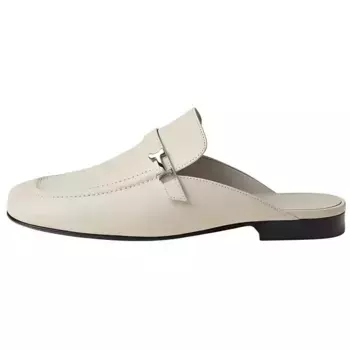 Сабо женские Hermes, белый