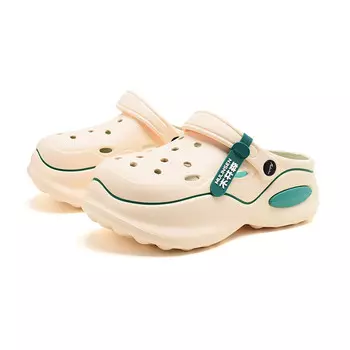 Сабо женские Mulinsen, бежевый/зеленый