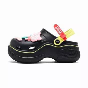 Сабо женские Mulinsen, черный/зеленый