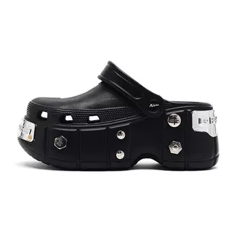 Сабо женские Mulinsen, цвет Black/Silver