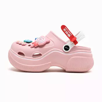 Сабо женские Mulinsen, розовый/белый