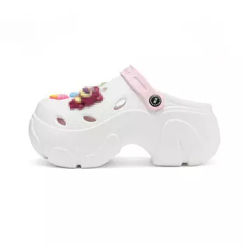 Сабо женские Quanyang, белый/розовый