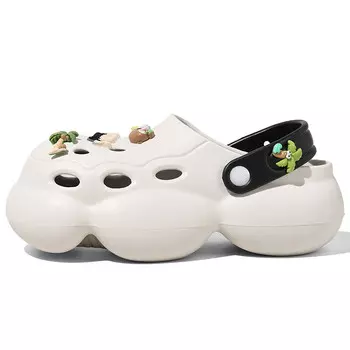 Сабо женские Stateof Stars, белый/черный