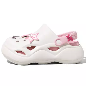 Сабо женские Stateof Stars, розовый/белый