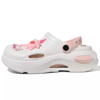 Сабо женские Stateof Stars, розовый/белый