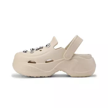 Сабо женские Xmistuo, цвет 3091-7 Khaki [Sweet Cool Crystal Bear]