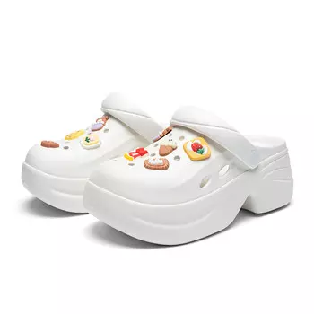 Сабо женские Zhr, белый/черный