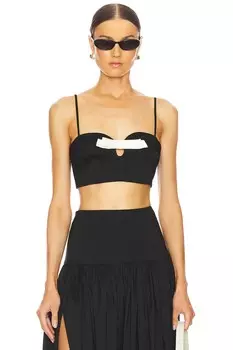 Сабрина бант топ Lpa, черный