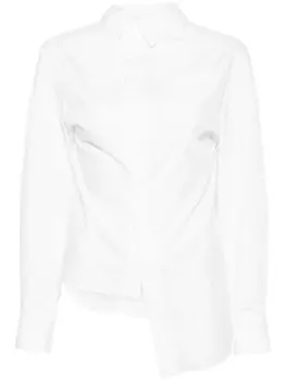 Sacai асимметричная рубашка, белый