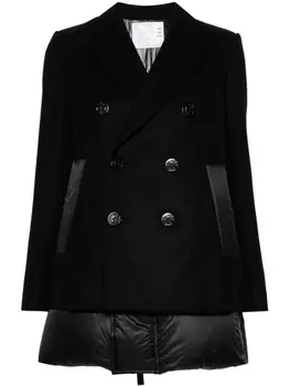 Sacai дутый пиджак, черный