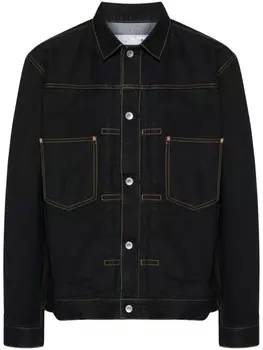 Sacai джинсовая куртка, черный