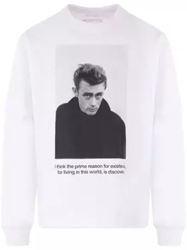 Sacai футболка James Dean, белый