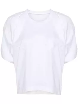 sacai футболка с объемными рукавами, белый