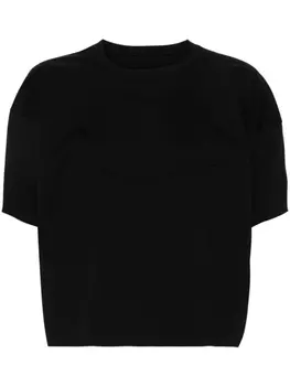 sacai футболка с объемными рукавами, черный