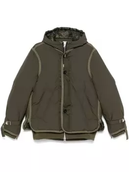 Sacai куртка из рипстопа, зеленый
