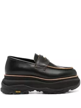 Sacai лоферы с металлическим декором