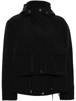 sacai многослойный жакет, черный