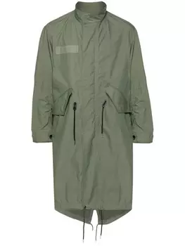 Sacai парка с кулиской, зеленый