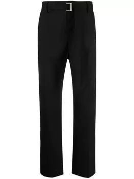 sacai прямые брюки строгого кроя, черный