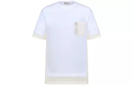 Sacai Quarterly New Products Футболка мужская белая Dior, белый