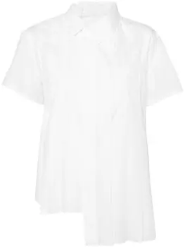 Sacai рубашка асимметричного кроя, белый