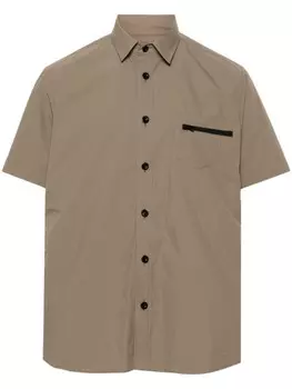 Sacai рубашка из рипстопа, зеленый