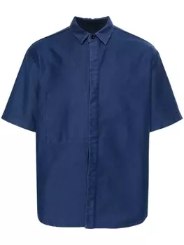 sacai рубашка Moleskin, синий