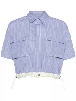 sacai рубашка Thomas Mason в полоску, синий