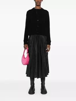 Sacai шерстяной кардиган, черный