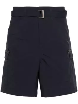 sacai шорты карго из тафты, синий